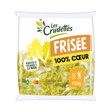 Les Crudettes Frisée, Les Crudettes, Sachet 150g