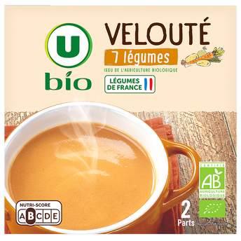 Image de U BIO
Soupe Velouté 7 légumes - 2 briques de