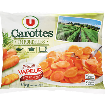 Image de U
Carottes précuites en rondelles