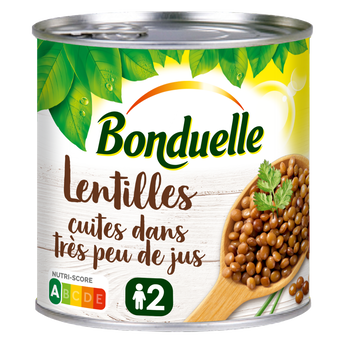 Image de Lentilles très peu de jus BONDUELLE - Boîte