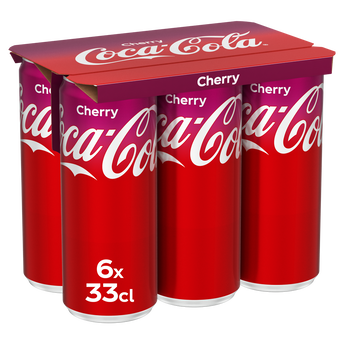 Image de Soda COCA-COLA Cherry - Pack canettes