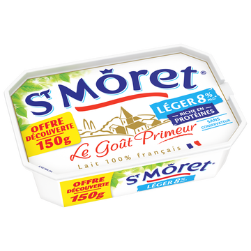 St Môret Spécialité From.lt Past.allégée 8%mg St Moret 150g Od