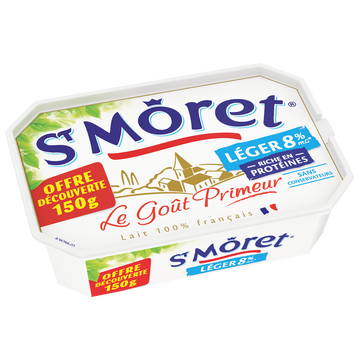 St Môret Spécialité From.lt Past.allégée 8%mg St Moret 150g Od