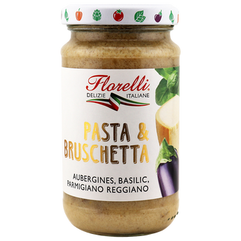 Image de Pasta&bruschetta aubergines parmesan basilic FLORELLI