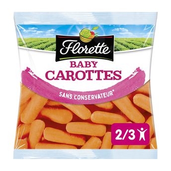 Image de Baby carottes, FLORETTE, sachet