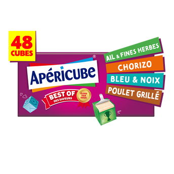 Image de Fromage apéritif Best of des saveurs APERICUBE - 48 cubes
