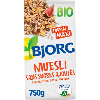 Image de Muesli bio sans sucre ajouté BJORG