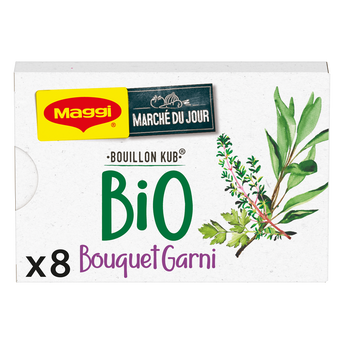 Image de Bouillon cube bio bouquet garni MAGGI, boite de 8 cubes