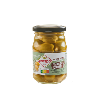 Image de Olives vertes farcies amandes CRESPO