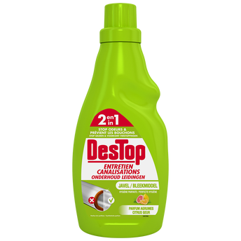 Image de Gel d'entretien pour canalisations avec javel DESTOP
