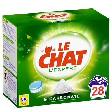 Lessive expert LE CHAT, 56 tabs, 28 lavages, 1,89kg - Super U, Hyper U, U  Express 