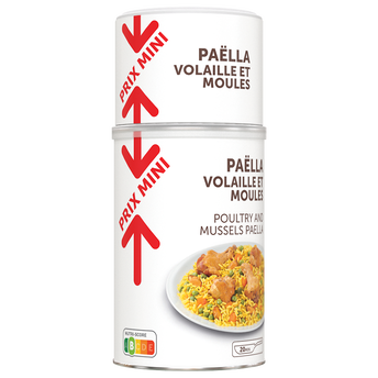 Image de Paëlla volaille & fruits de mer PRIX MINI - boîte 3/2