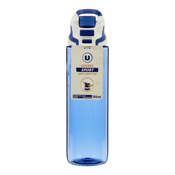 Image de U
Gourde sport 750ml push bleu