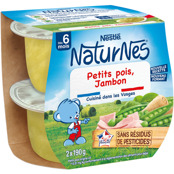 Image de Plats complets Petit pois jambon