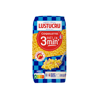 Image de Coquillettes cuisson 3min LUSTUCRU