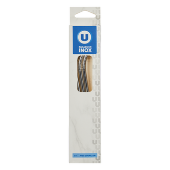 Image de U
Paille en inox x4 avec