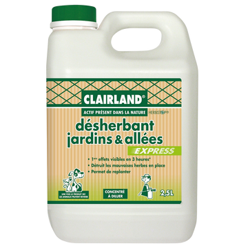 Clairland Désherbant Jardin Et Allée Bio Contrôle Clairland 2,5l