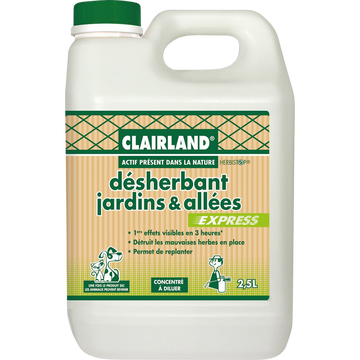 Clairland Désherbant Jardin Et Allée Bio Contrôle Clairland 2,5l