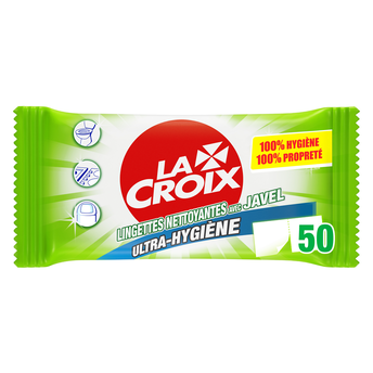Image de Lingettes nettoyantes avec javel Fraîcheur Pure LA CROIX