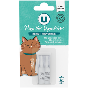 Image de U
Pipettes répulsives pour chat