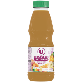 Image de U
Pur jus multifruits bouteille en plastique de