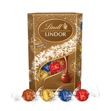 Boules Lindor chocolats assortis LINDT, 337g - Super U, Hyper U, U Express  