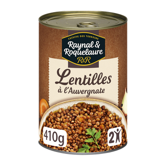Image de Lentilles cuisinées à l'Auvergnate RAYNAL & ROQUELAURE - boîte