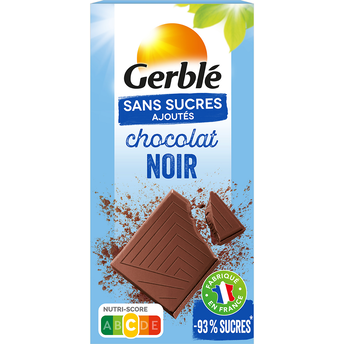 Image de GERBLE - Chocolat noir sans sucres ajoutés