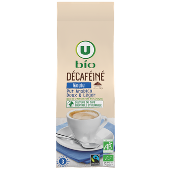 Image de U BIO
Café moulu Bio DECAFFEINE N°3