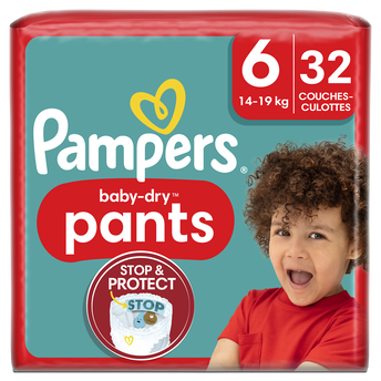 Image de Culottes baby-dry taille 6 14kg-19kg PAMPERS