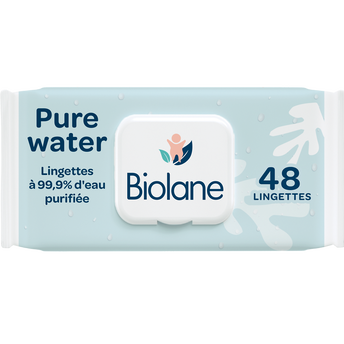 Image de Lingettes 99,9% d'eau BIOLANE