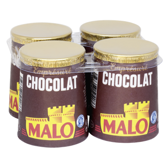 Image de Emprésuré au chocolat, MALO, 4 pots de