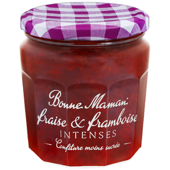Image de Confiture fraise framboise intense BONNE MAMAN