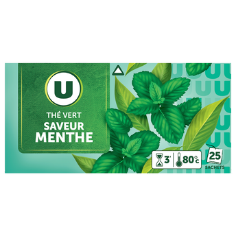 Image de U
Thé vert menthe, sachets x25