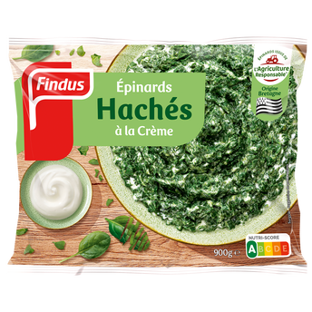 Image de Epinards hachés à la crème fraîche FINDUS