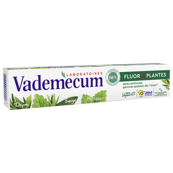 Image de Dentifrice au fluor et plantes VADEMECUM