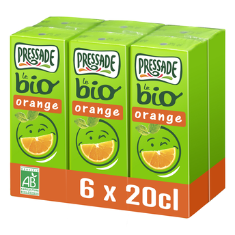 Image de Nectar bio Orange PRESSADE, 6 briquettes