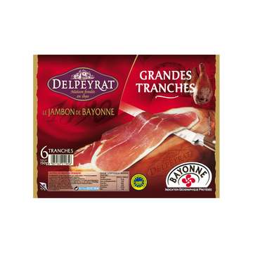 Delpeyrat Jambon De Bayonne Igp Delpeyrat, X6 Soit 150g