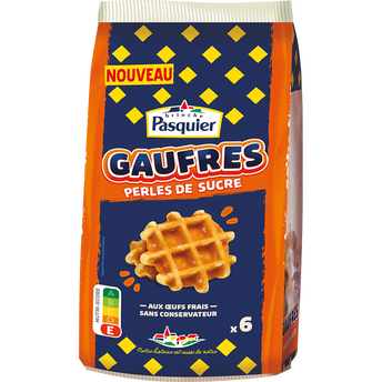 Image de Gaufres perles sucres PASQUIER x6
