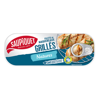 Image de Filets de maquereaux grillés natures  SAUPIQUET