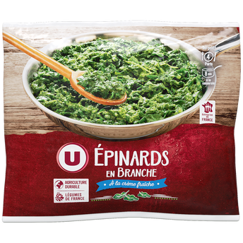 Image de U
Epinard branches à la crème
