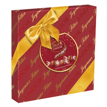 Image de Boîte cadeau Lindor bouchées de chocolat au lait LINDT