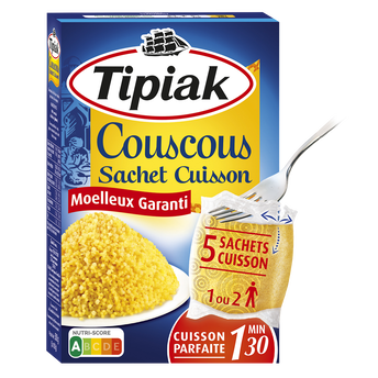 Image de Couscous sachets cuisson 1min30 TIPIAK