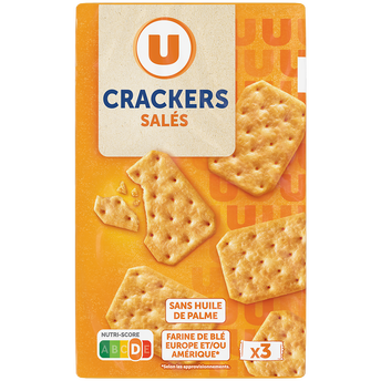 Image de U
Crackers salés U, paquet