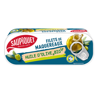 Image de Filets de maquereaux à l'huile d'olive SAUPIQUET