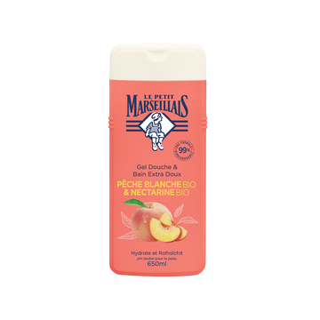 Le Petit Marseillais Douche & Bain Pêche Nectarine Le Petit Marseillais, Flacon De 650ml