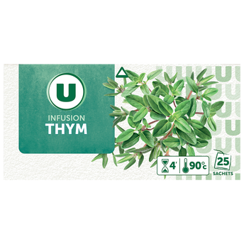 Image de U
Infusion au thym U x25 sachets