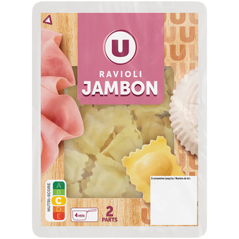 Image de U
Raviolis au jambon cuit