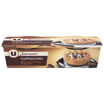 Image de U SAVEURS
Dessert pâtissier saveur cappuccino