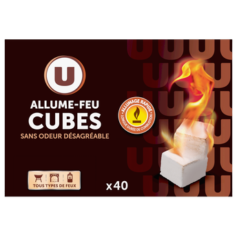 Image de U
Allume-feu cubes paraffinés